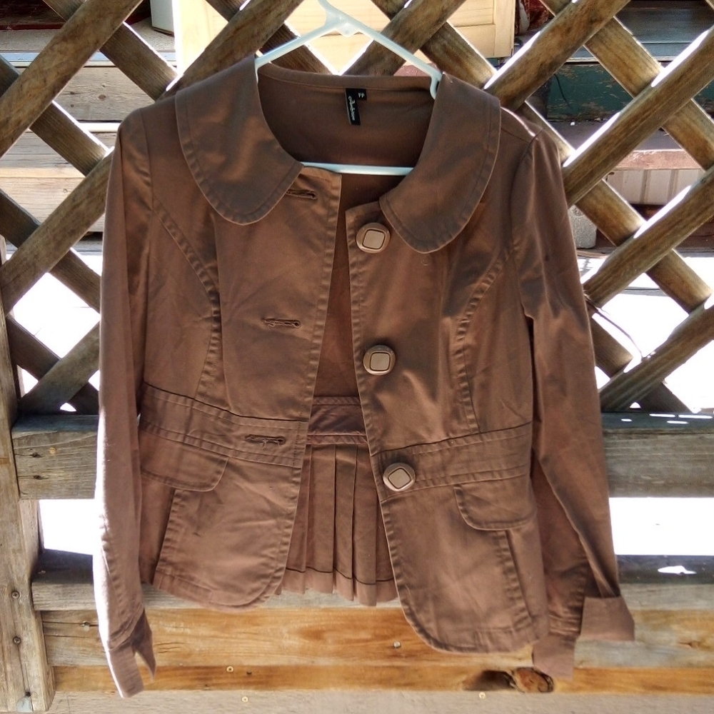 Women's brown blazer size PP